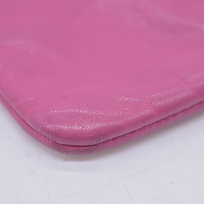$490 Loewe Key Pouch Fuchsia CONSIGNMENT 10021228