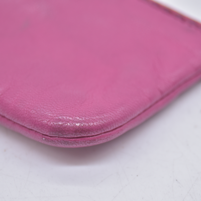 $490 Loewe Key Pouch Fuchsia CONSIGNMENT 10021228