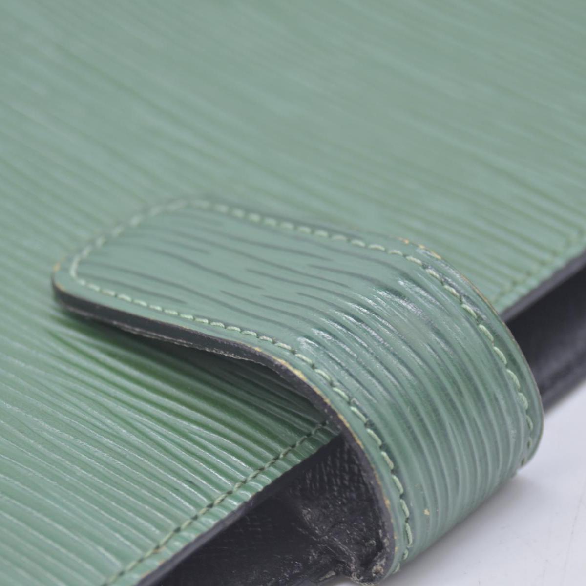 $750 1997 Louis Vuitton Epi Large Agenda Cover Green SP0957 CONSIGNMENT