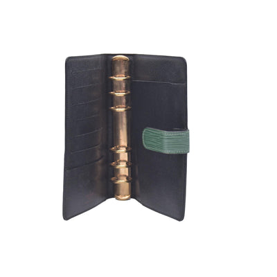 $750 1997 Louis Vuitton Epi Large Agenda Cover Green SP0957 CONSIGNMENT