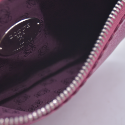 $490 Loewe Key Pouch Fuchsia CONSIGNMENT 10021228