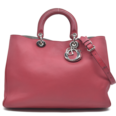 $5100 Christian Dior Smooth Calfskin Large Diorissimo Tote Pink 09MA0172