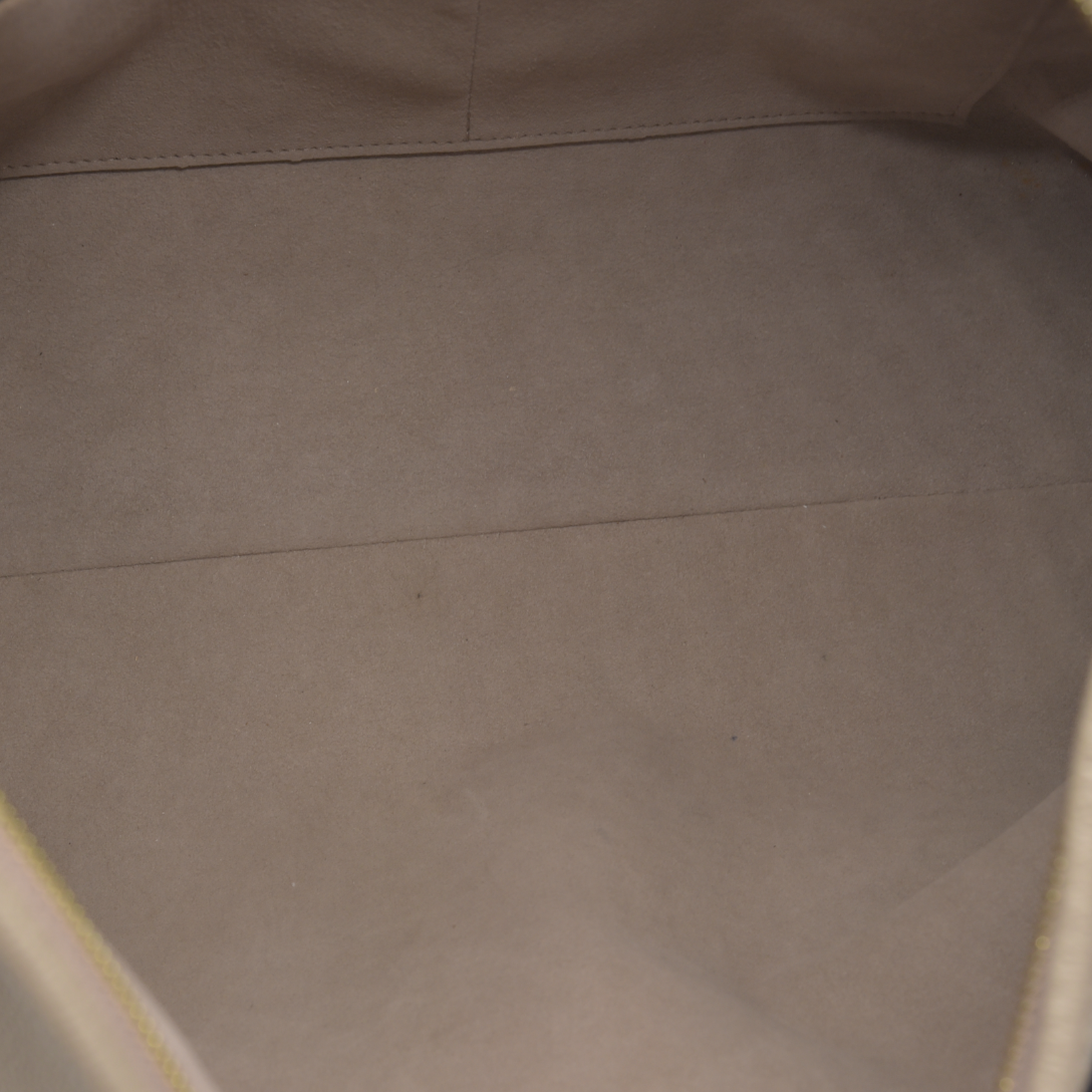 $3400 Louis Vuitton Empreinte Monogram Giant CarryAll MM Tourterelle
