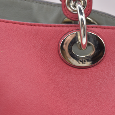 $5100 Christian Dior Smooth Calfskin Large Diorissimo Tote Pink 09MA0172
