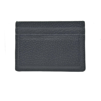 Gucci Pebbled Calfskin Animalier Card Holder Black CONSIGNMENT