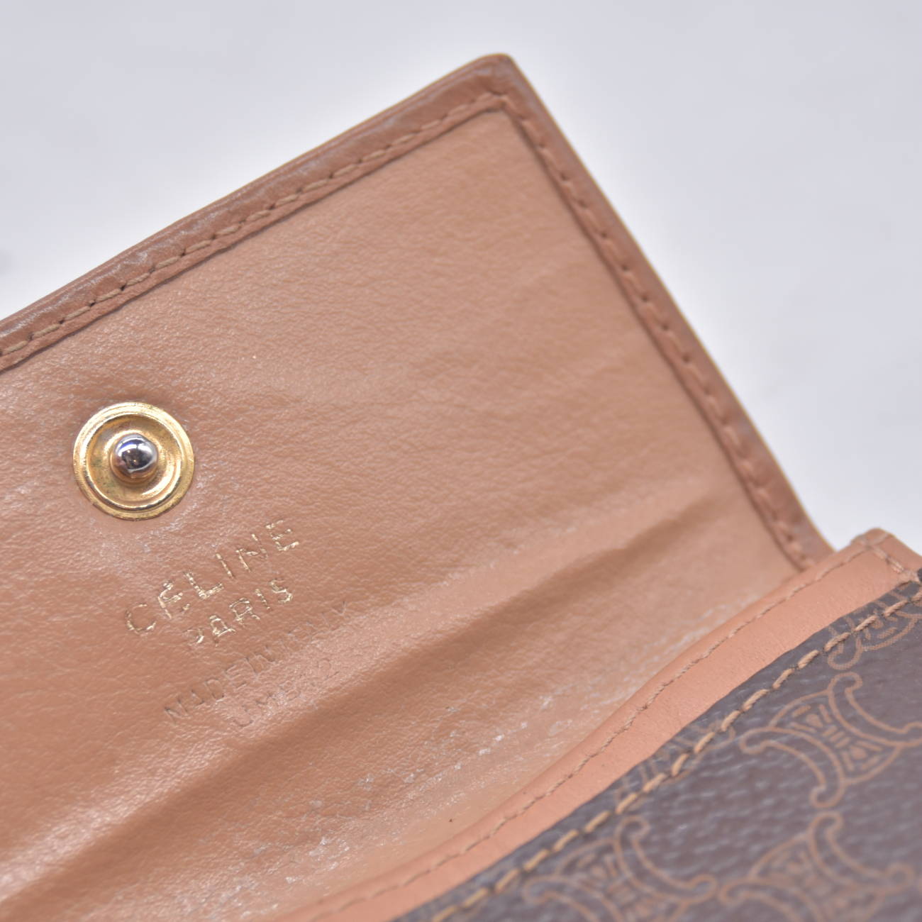 $340 Celine Macdam Coin Pouch Vintage CONSIGNMENT 10021234