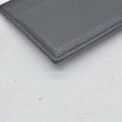Gucci Pebbled Calfskin Animalier Card Holder Black CONSIGNMENT