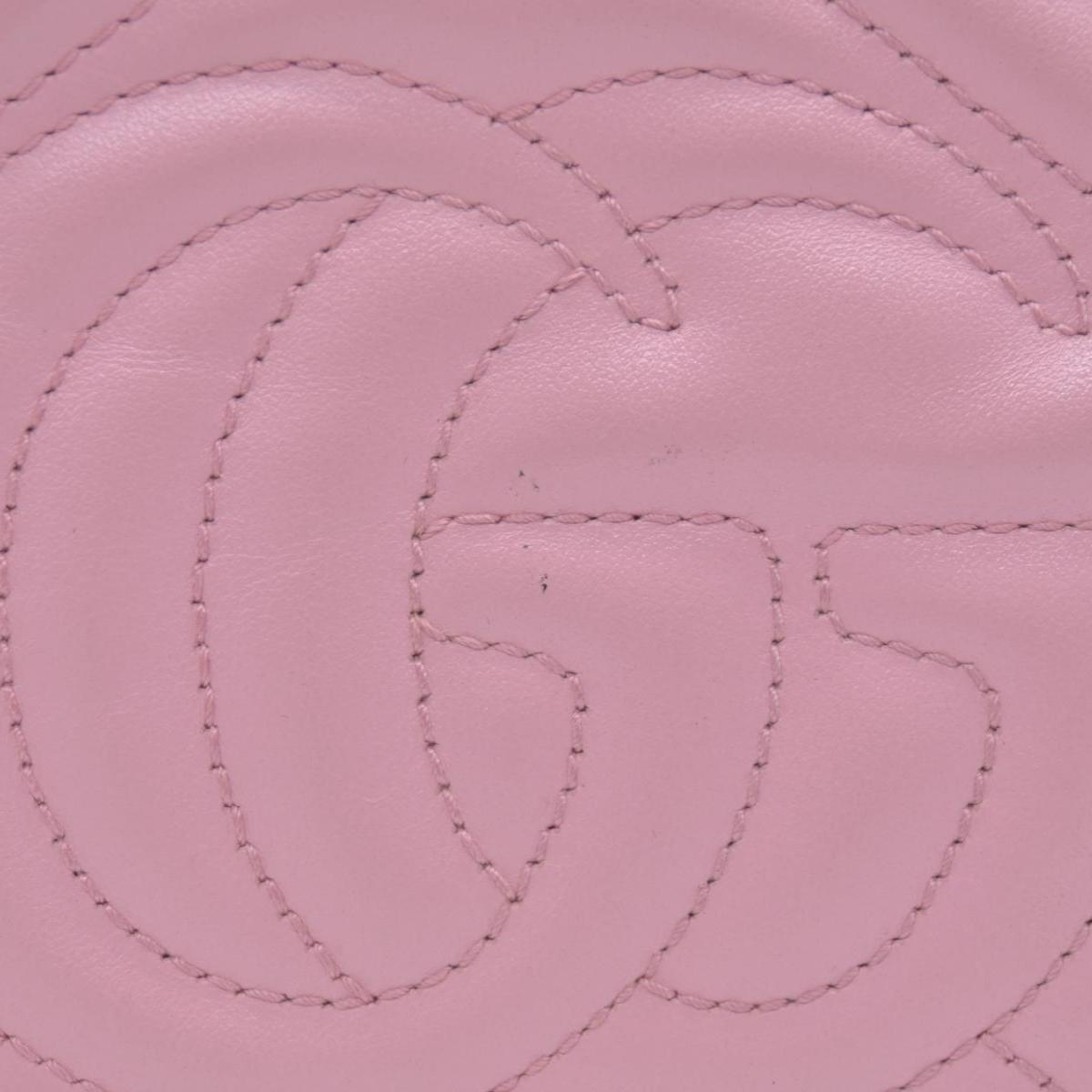 $1800 Gucci Mini Marmont Perfect Pink Camera Bag Crossbody CONSIGNMENT