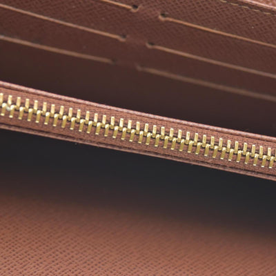 $775 Louis Vuitton Monogram Portefeiulle Sarah Long Bifold Wallet Brown CONSIGNMENT