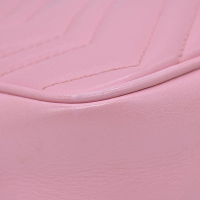 $1800 Gucci Mini Marmont Perfect Pink Camera Bag Crossbody CONSIGNMENT