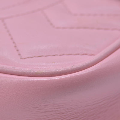 $1800 Gucci Mini Marmont Perfect Pink Camera Bag Crossbody CONSIGNMENT
