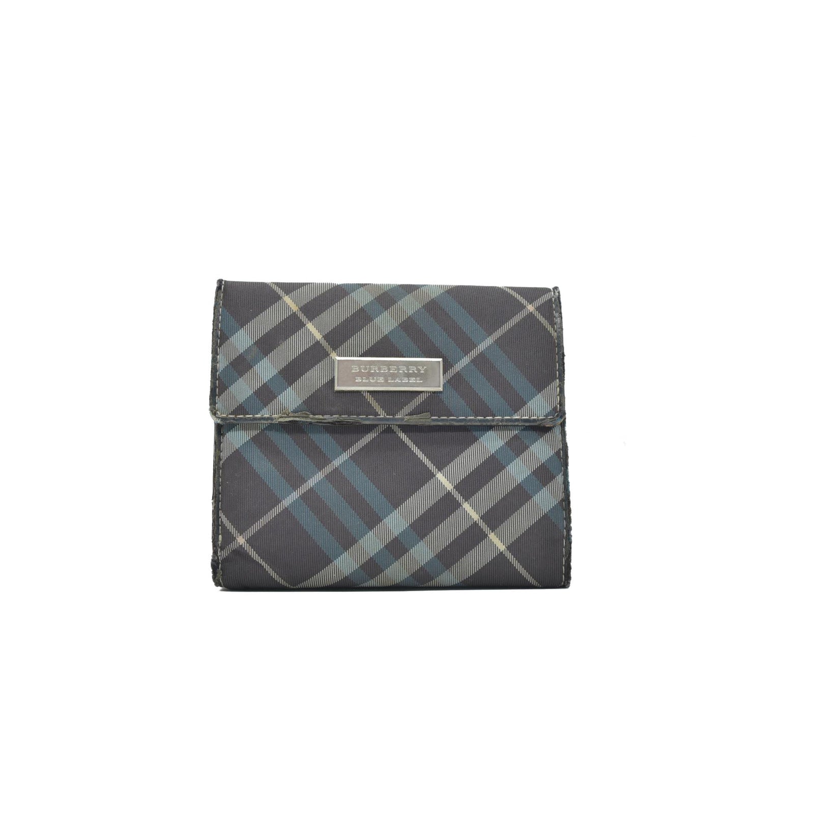 Burberry Blue Label Canvas Printed Wallet CONSIGNMENT