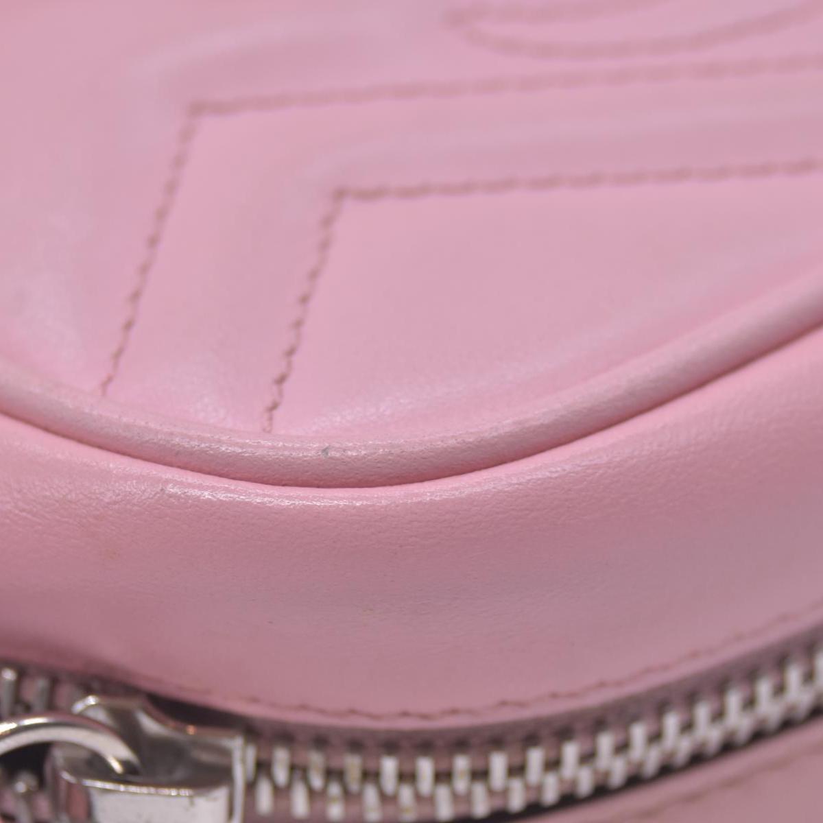 $1800 Gucci Mini Marmont Perfect Pink Camera Bag Crossbody CONSIGNMENT