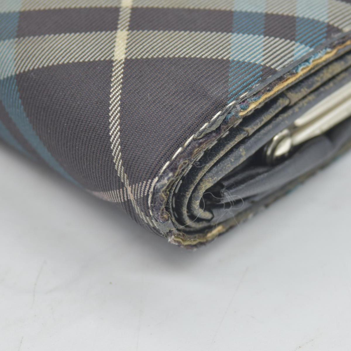 Burberry Blue Label Canvas Printed Wallet CONSIGNMENT