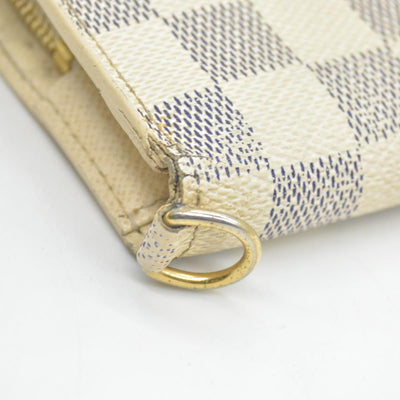 $745 Louis Vuitton Damier Azur Insolite Wallet CONSIGNMENT
