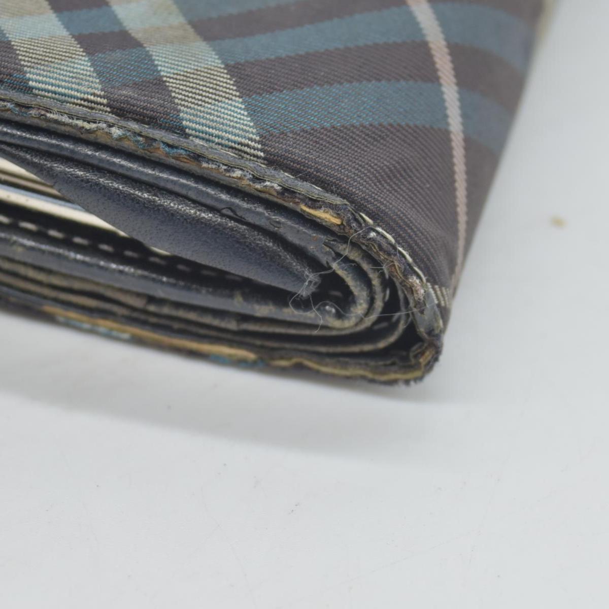 Burberry Blue Label Canvas Printed Wallet CONSIGNMENT