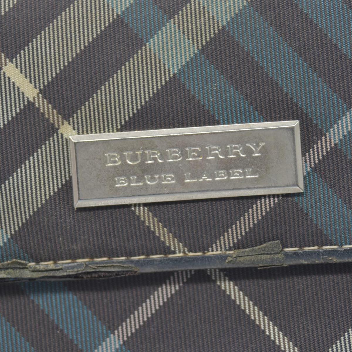 Burberry Blue Label Canvas Printed Wallet CONSIGNMENT