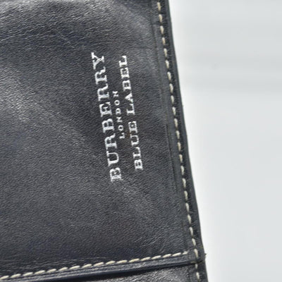 Burberry Blue Label Canvas Printed Wallet CONSIGNMENT