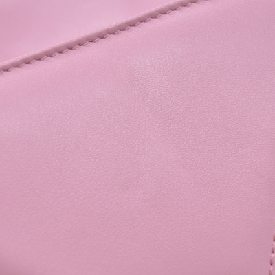 $2850 Gucci Calfskin Matelasse Small GG Marmont Shoulder Bag Wild Rose CONSIGNMENT 10021307