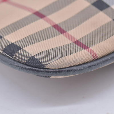 Burberry Horseferry Check Peyton Crossbody Clutch Bag Black CONSIGNMENT