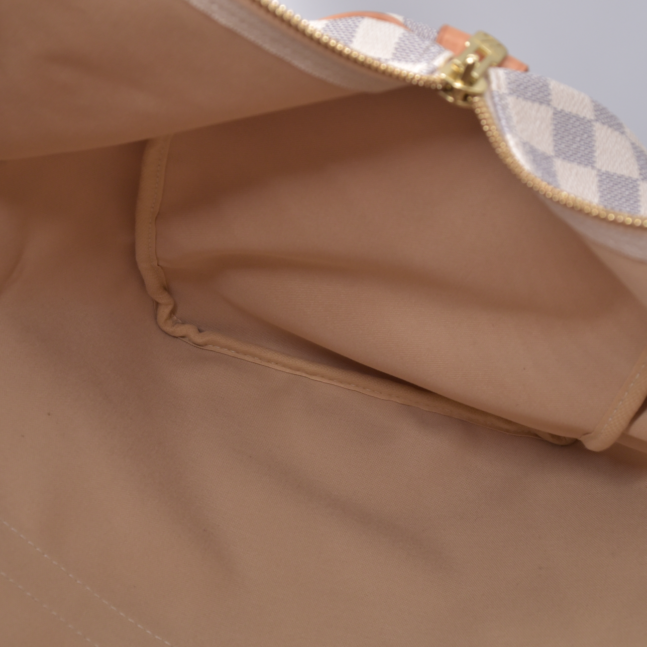$1440 Louis Vuitton 2008 Damier Azur Keepall 50 MB2078 10021299