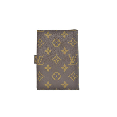 $505 LOUIS VUITTON Monogram  Agenda PM Day Planner Notebook Cover CONSIGNMENT