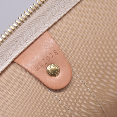 $1440 Louis Vuitton 2008 Damier Azur Keepall 50 MB2078 10021299