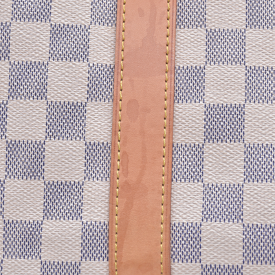 $1440 Louis Vuitton 2008 Damier Azur Keepall 50 MB2078 10021299