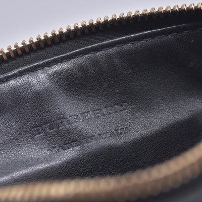 Burberry Horseferry Check Peyton Crossbody Clutch Bag Black CONSIGNMENT
