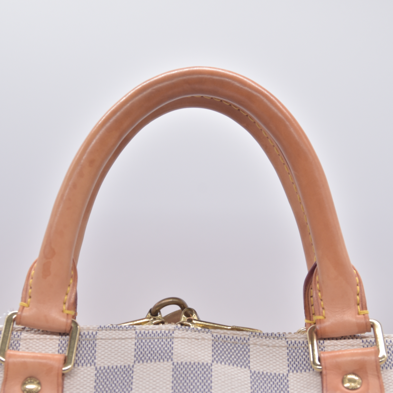 $1440 Louis Vuitton 2008 Damier Azur Keepall 50 MB2078 10021299