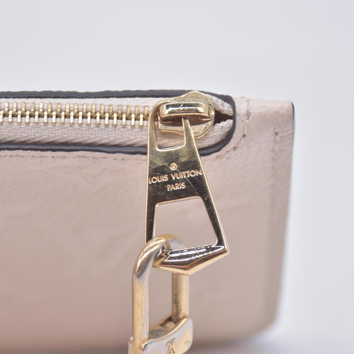 $650 Louis Vuitton Key Pouch S Empreinte Cream CONSIGNMENT
