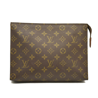 Louis Vuitton  Monogram Toiletry Pouch 26 843 Brown Interior