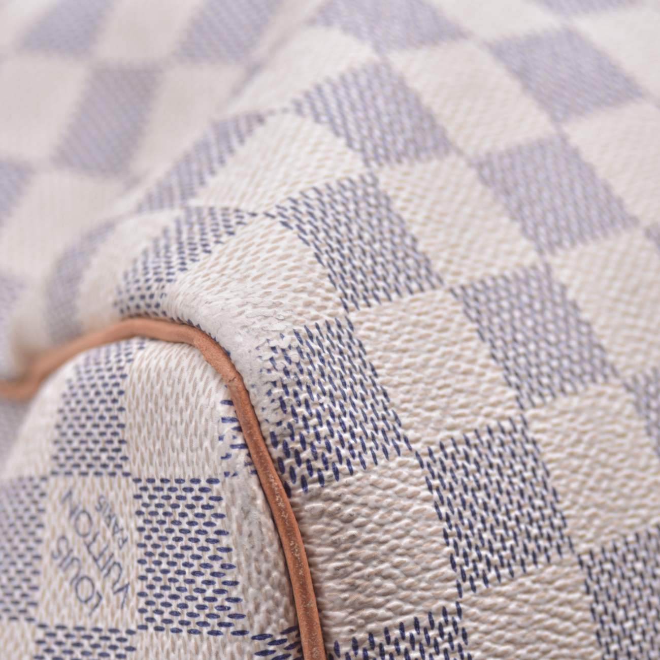 $1440 Louis Vuitton 2008 Damier Azur Keepall 50 MB2078 10021299