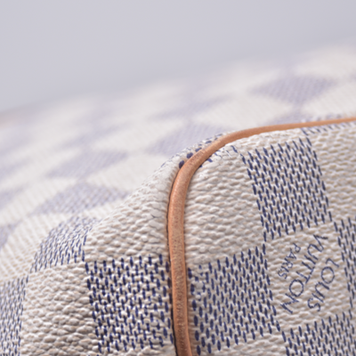 $1440 Louis Vuitton 2008 Damier Azur Keepall 50 MB2078 10021299