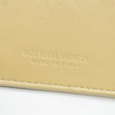 $650 Bottega Veneta Cassette Key Pouch Beige CONSIGNMENT