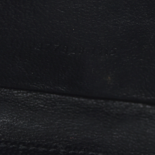 $1600 Saint Laurent Grain De Poudre Matelasse Chevron Monogram Envelope Chain Wallet Black CONSIGNMENT
