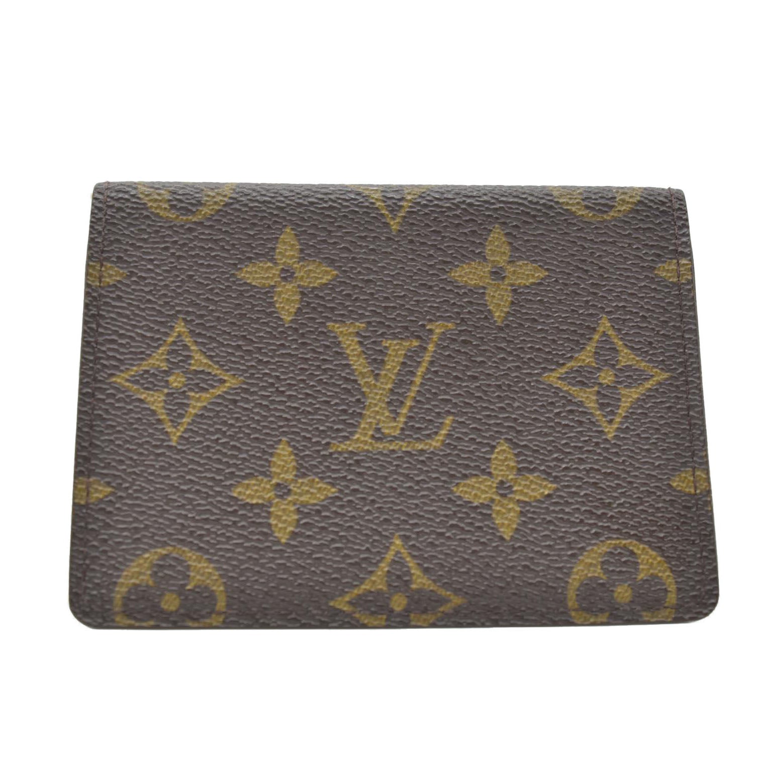 $360 LOUIS VUITTON Monogram Card Holder Pass Case CONSIGNMENT