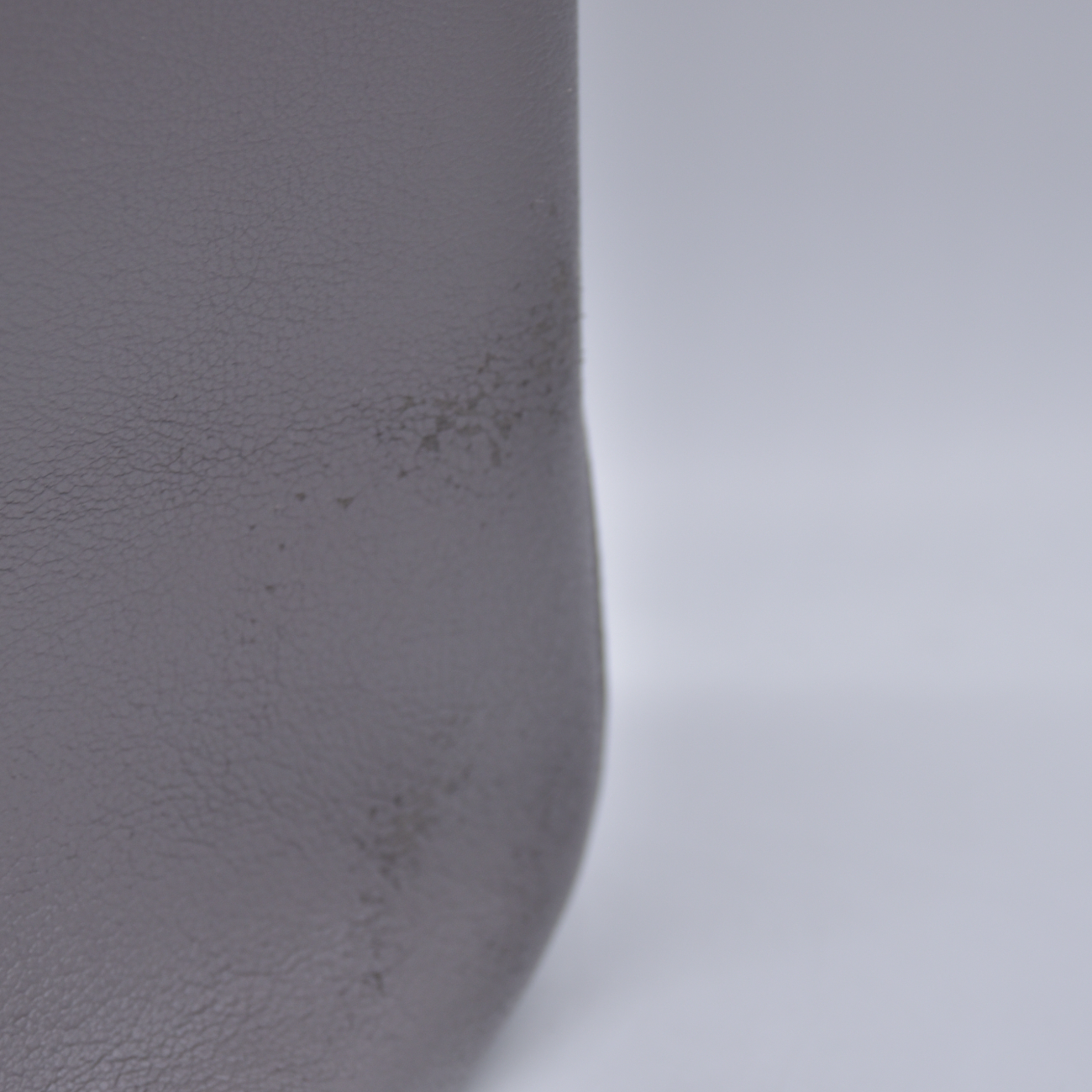 $1650 2018 SAINT LAURENT Calfskin Shopping East West YSL Tote Grey