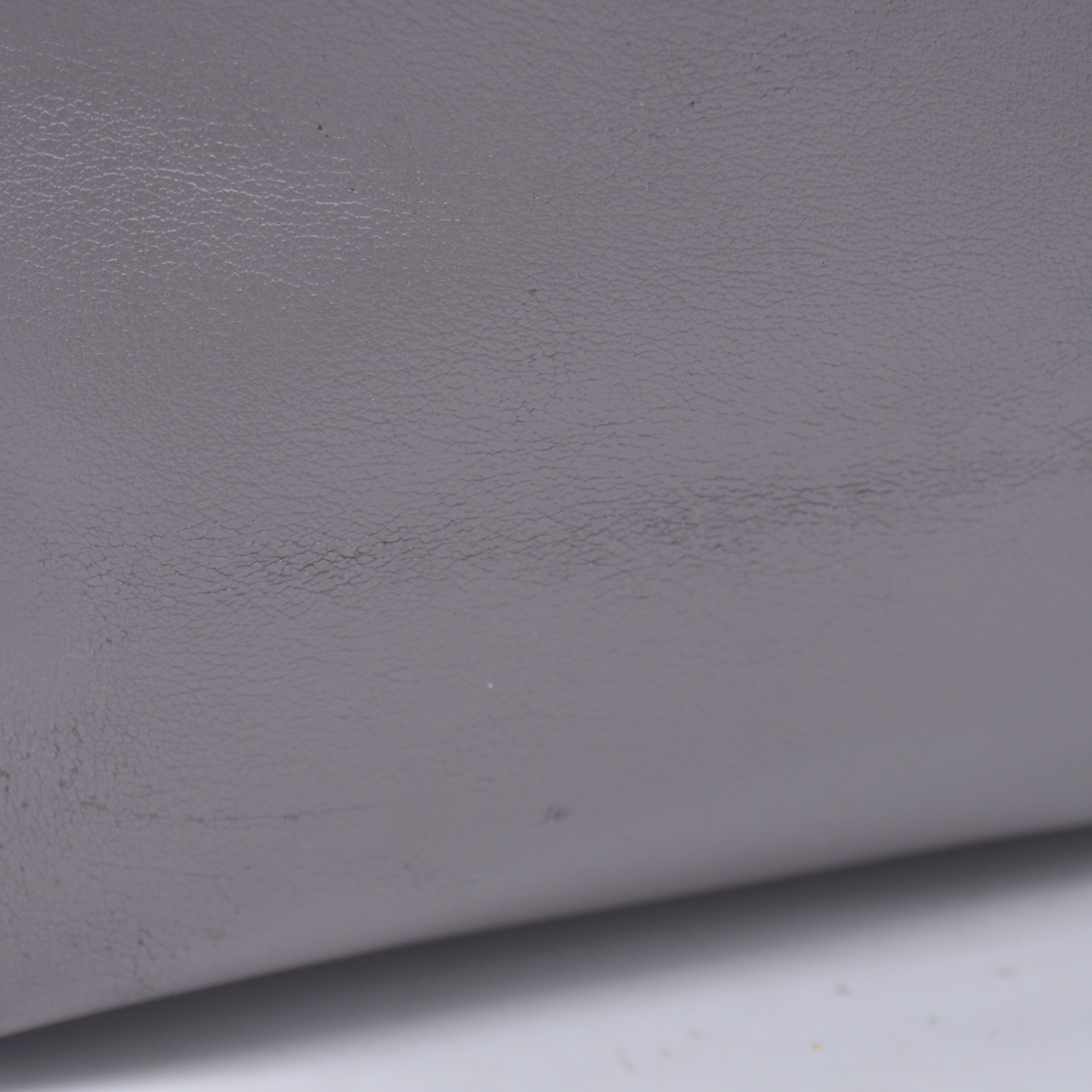 $1650 2018 SAINT LAURENT Calfskin Shopping East West YSL Tote Grey