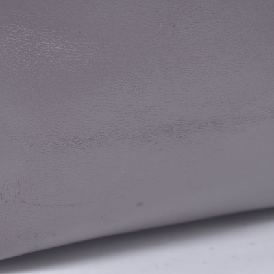 $1650 2018 SAINT LAURENT Calfskin Shopping East West YSL Tote Grey