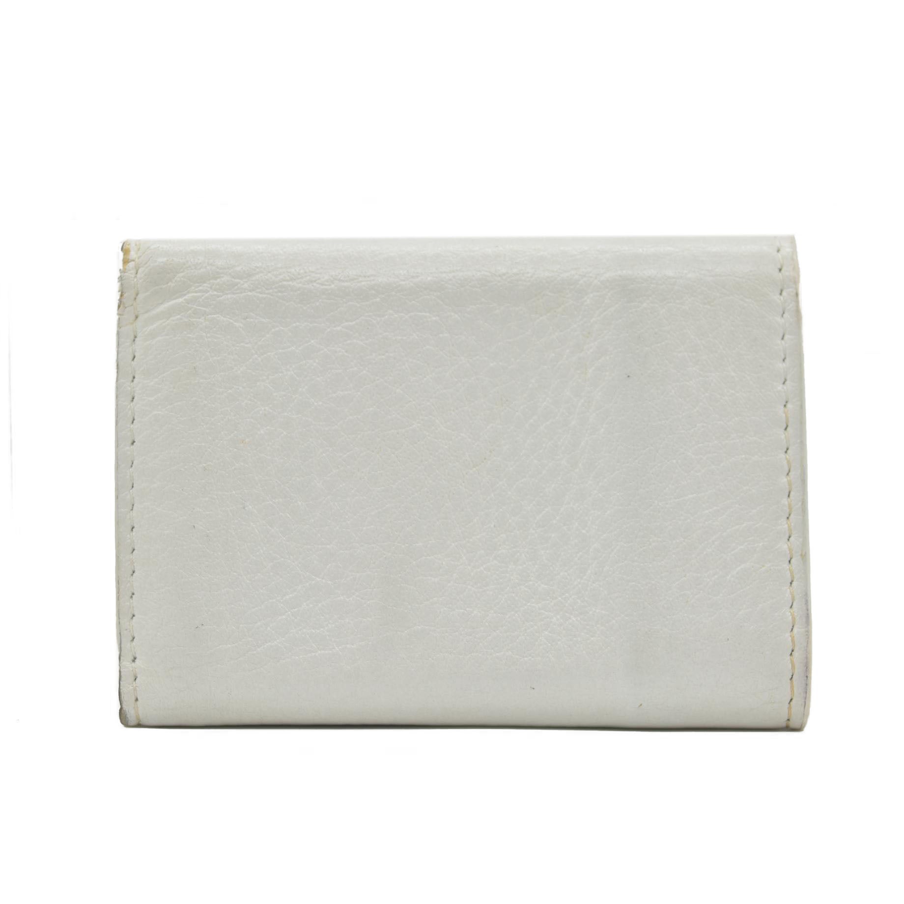 Balenciaga Trifold Compact Wallet Leather Compact Wallet CONSIGNMENT