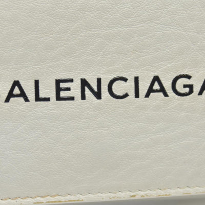 Balenciaga Trifold Compact Wallet Leather Compact Wallet CONSIGNMENT
