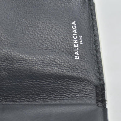 Balenciaga Trifold Compact Wallet Leather Compact Wallet CONSIGNMENT