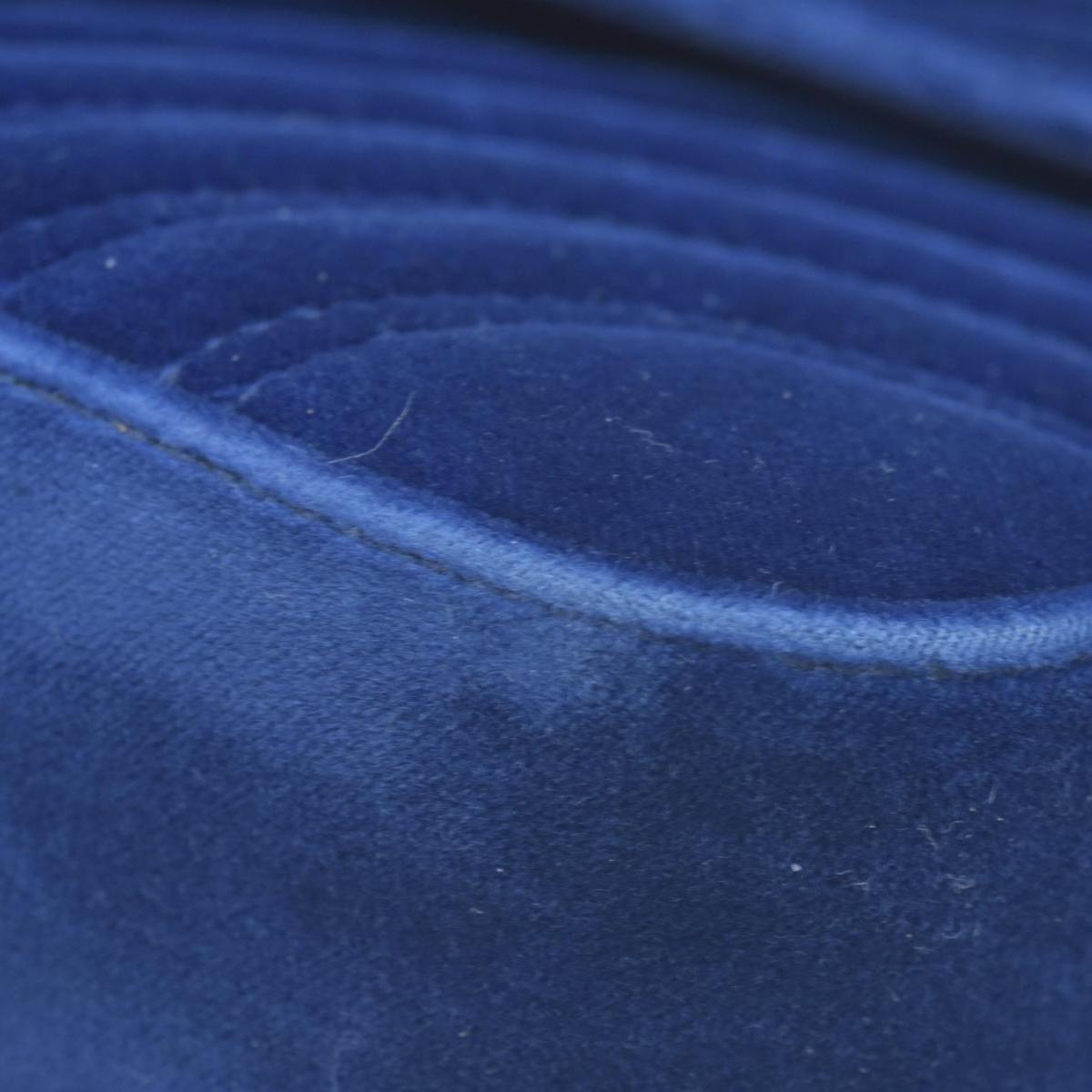$2850 Gucci Velvet Matelasse Small GG Marmont Shoulder Bag Cobalt Blue CONSIGNMENT