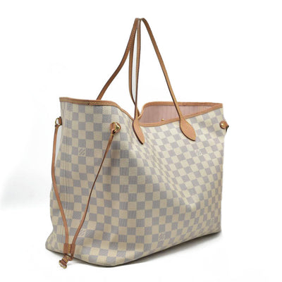 $2200 Louis Vuttion Damier Azur Neverfull GM SD4169 Rose Ballerine