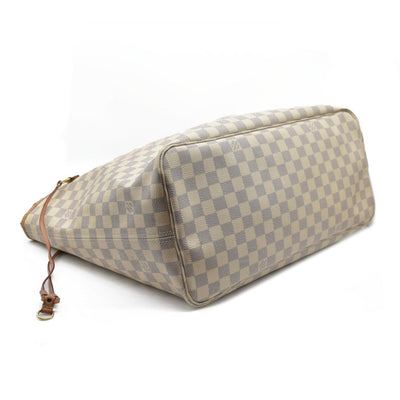 $2200 Louis Vuttion Damier Azur Neverfull GM SD4169 Rose Ballerine