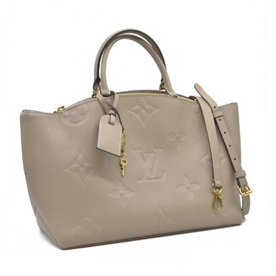 $3800 Louis Vuitton Empreinte Monogram Giant Grand Palais Tourterelle
