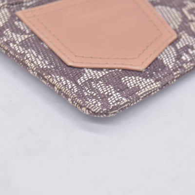 $350 Christian Dior Diorissimo Trotter Canvas Wristlet Brown Beige CONSIGNMENT