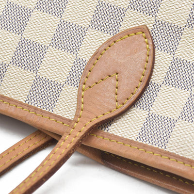 $2200 Louis Vuttion Damier Azur Neverfull GM SD4169 Rose Ballerine