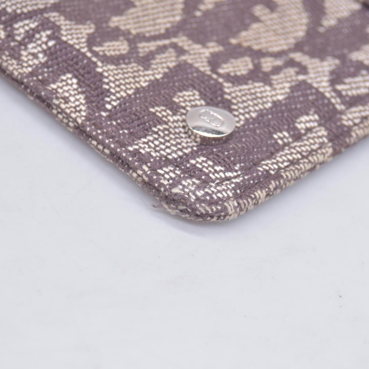 $350 Christian Dior Diorissimo Trotter Canvas Wristlet Brown Beige CONSIGNMENT